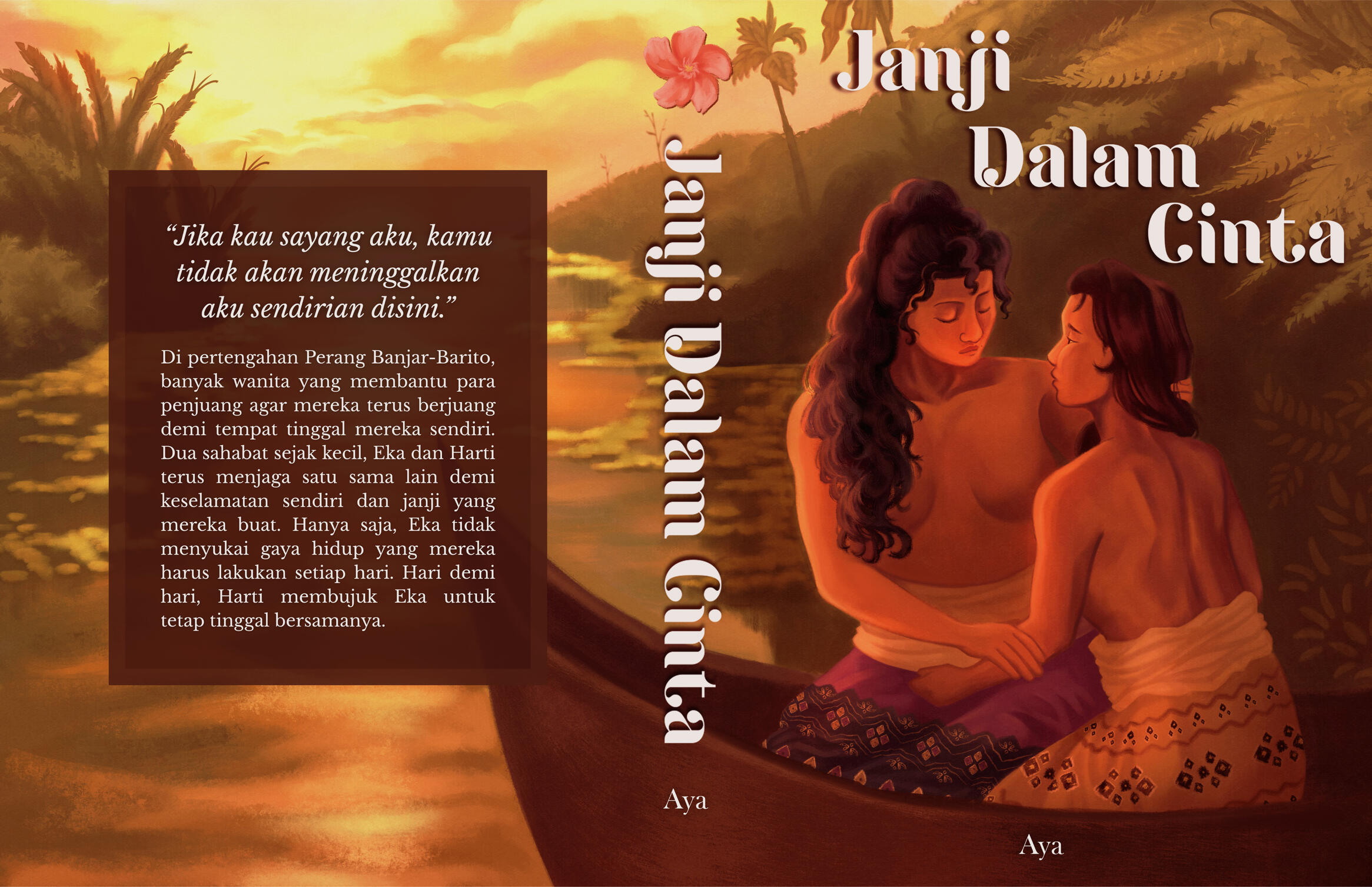 Janji Dalam Cinta (Book Cover for Aya)